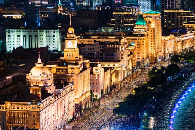Shanghai Private Night Tour with Huangpu River Cruise, the Bund and Xintiandi - Nanjing Road after dark: China’s top shopping street vibe