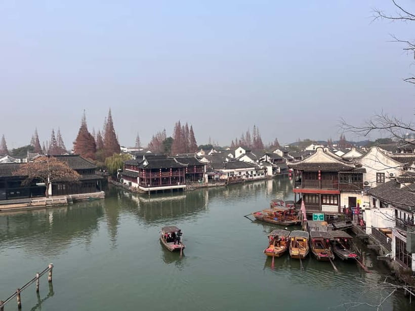 Shanghai: Zhujiajiao Water Town with Calligraphy Experience - Calligraphy experience: brush strokes in a serene historic setting