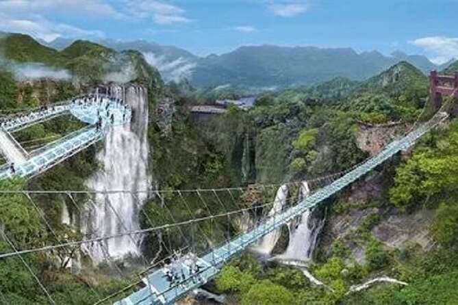 Skywalk Glass Bridge Waterfall Mountain Ancient Cave Private Tour - The Day Plan, Stop by Stop: Gulong Gorge Then Cave Fairyland (or Choose Your Add-On)