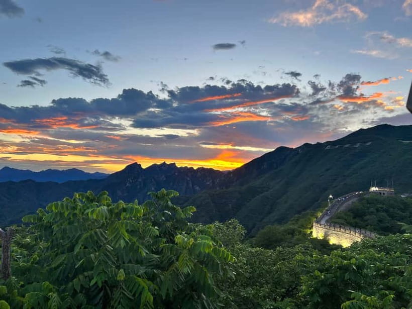 Sunset Glow at Mutianyu Great Wall Night Bus Tour+Ticket - Why Mutianyu Great Wall Night Views Feel Special