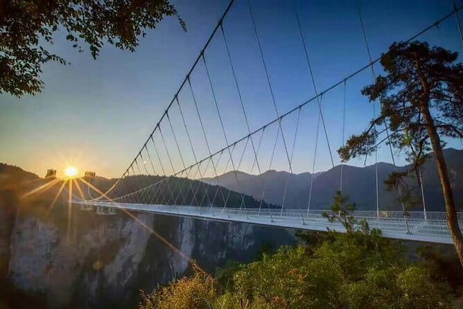 Top Zhangjiajie Mini Group Tour: Glass Bridge & Tianmen Mountain - Stop 2: The Glass Bridge, where you literally look down