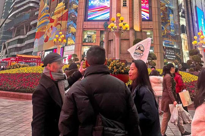 True Taste of Chongqing: Offbeat Walks & Hotpot in One Day - Jiefangbei Pedestrian Street: Where Modern Chongqing Speaks Loudly