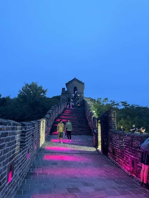 Twilight Glow at Mutianyu Great Wall Evening Bus Tour+Ticket - Why Mutianyu at Night Feels Calmer Than the Day
