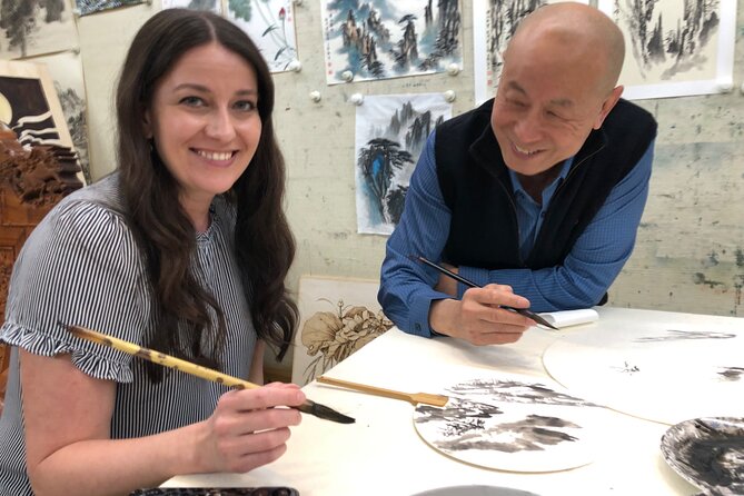 Water Color Class in Beijing - What you take home: a custom fan souvenir you can actually use