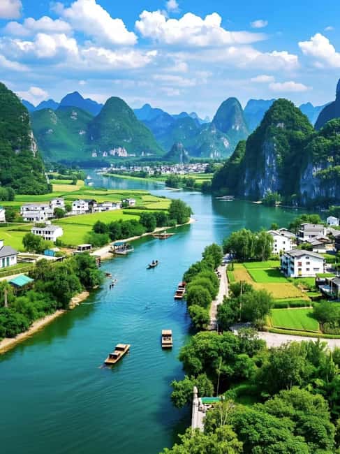 Yangshuo: Highlights Karst landscapes & Village Cycling - Li River Boat Time Between Yangdi and Xingping