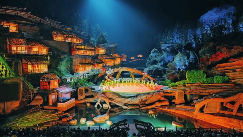 Zhangjiajie: Tianmen Fox Fairy Live Performance - Outdoor Night Show Practical Tips (Without Over-Planning)