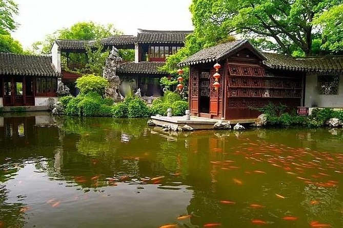 Zhouzhuang and Tongli Water Town Private Transfer Service from Shanghai - Tongli Water Town: Tuisi Garden, stone lanes, and the three-ring bridges